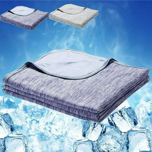 Sentmoon Big Blanket Warm Blanket Summer Ice Silk Cold Blanket Adults Children Sleeping for Office and Nap