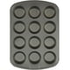 thumbnail image 2 of Molde para magdalenas GoodCook Everyday, acero antiadherente, 12 tazas, gris, 2 of 6