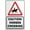 Warning Sign 1, variant on Caution Horses Crossing Metal Sign 12 x 8 Inches - Rust-Free Aluminum, UV Ink Printing, Durable Weatherproof Outdoor Use for Home, Ranch, Rural Road