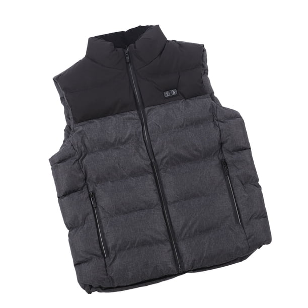 Chaleco Calefactor Eléctrico Interruptor Digital de Control Dual de 15 Zonas Chaqueta Calefactora Ligera de Alta Seguridad para Actividades Al Aire Libre ANGGREK Otros