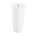 thumbnail image 5 of Monaco Circular Basin Pedestal Sink in Matte White, 5 of 11