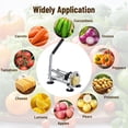 thumbnail image 6 of Garvee Commercial Vegetable Fruit Chopper, Heavy Duty French Fry Cutter with 3/8" & 1/2" Stainless Steel Blades for Restaurants & Kitchen, 6 of 6