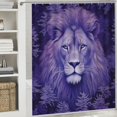 thumbnail image 6 of Creowell Lion Shower Curtain Fabric Bathroom Decor Set with Hooks Polyester Waterproof Shower Curtain Set for Bathroom Decoration 36x72, 6 of 7