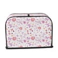 thumbnail image 2 of Fotbe Retro Floral for Two Slice Toaster Cover, Fingerprint Protector, Super Soft Appliance Cover And Dust Cover,Bread Dust Cover & Fingerprint Protection, 2 of 7