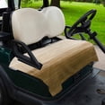 thumbnail image 2 of Golf Cart Seat Covers for 2 Seater,Brown Ombre Microfiber Cart Seat Towel Blanket,Modern Abstract Art Ocean Oil Painting Absorbent Breathable Non Slip Bench Seats Protector for Golf Course 51"x31", 2 of 9