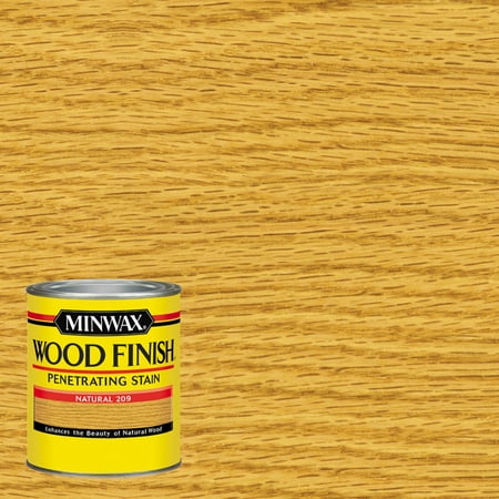 Minwax Wood Finish Penetrating Stain, Natural, 32 Fl. (Best Way To Get Wood Stain Off Hands)