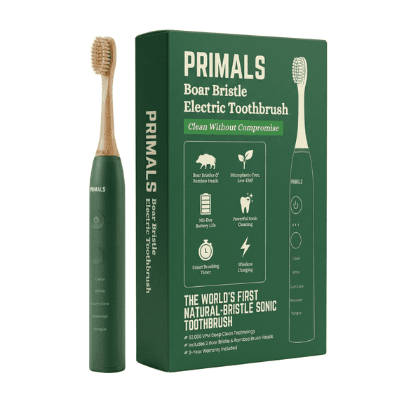 PRIMALS Boar Bristle Electric Toothbrush