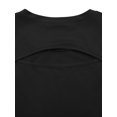 thumbnail image 4 of ADREAMLY Workout Tank Top Sleeveless Sports Shirt Loose Crop Tops for Women, 4 of 6