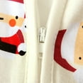 thumbnail image 6 of Qingpeng Newborn Infant Christmas Rompers Boy Girl Long Sleeve Santa Claus Print One Piece Jumpsuit Winter Cotton Linen Comfortable Pajamas Outfits for Kids, 6 of 9