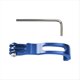 thumbnail image 1 of Soporte de Lámpara de Horquilla Delantera de Bicicleta Plegable Soporte de Extensión de Lámpara de Bicicleta Accesorios de Extensión de Aleación de Aluminio Azul, 1 of 6