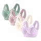 thumbnail image 3 of Puntoco Sujetadores para mujer sin aros, ropa interior de encaje sin tirantes para mujer con colección de lados finos y sujetador diario de 4 piezas, 3 of 3
