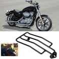 thumbnail image 3 of Portaequipajes para motocicleta, soporte de equipaje estable resistente al desgaste de acero resistente para modelos XL, accesorios de marco para motocicletas(Negro), 3 of 5
