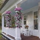 thumbnail image 5 of Artificial Lilys Hanging Basket | 2 Pack Rattan Silk Flower Arrangement | Hot Pink Red White Purple | Lifelike Plastic Decor | 11.81"x11.81" | Indoor Outdoor Event Wedding Wall Door Decoration, 5 of 6