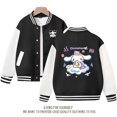 thumbnail image 1 of Cute Sanrio Cinnamoroll Jacket Hello Kitty My Melody Kuromi Overcoat Spring Autumn Kids Loose Sports Baseball Uniform Clothes, 1 of 7