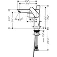 thumbnail image 5 of Hansgrohe 71754 Talis E 1.2 GPM Single Hole Bathroom Faucet - Nickel, 5 of 5