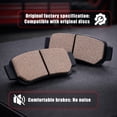 thumbnail image 2 of HUSCH Rear Ceramic Brake Pads Kit D1914 Fit For Buick Enclave 2018-2019, For Cadillac CT6 2016-2019, For Chevrolet Blazer 2019-2020, For GMC Acadia 2017-2020, 2 of 6