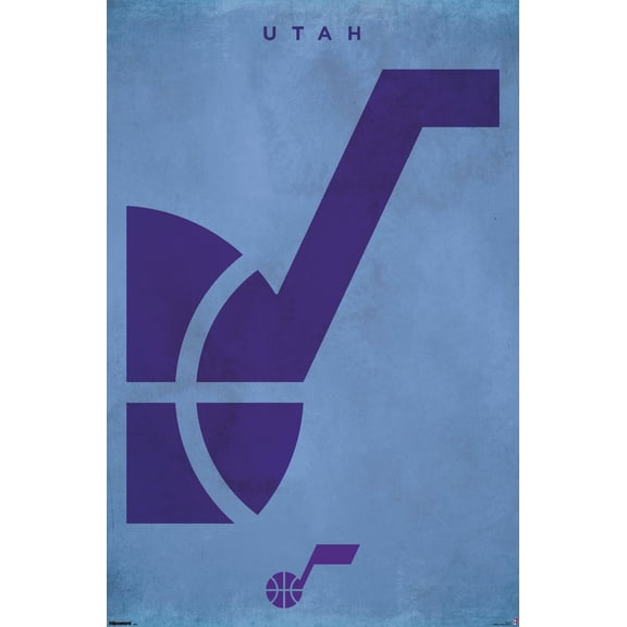 NBA Utah Jazz - Logo 25 Wall Poster, 22.375" x 34"