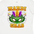 thumbnail image 4 of Inktastic Mardi Gras with Green Masquerade Mask Boys or Girls Toddler T-Shirt, 4 of 5