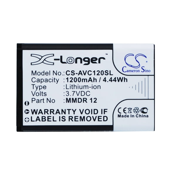 1200mAh MMDR 12 Verdit Battery for Avus C12 C22 V2 S62 Piano Verdit