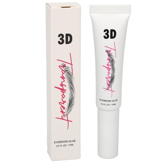 15 ml de pegamento para cejas 3D, resistente al agua, de secado inmediato, gel para estilizar cejas, fijador de color