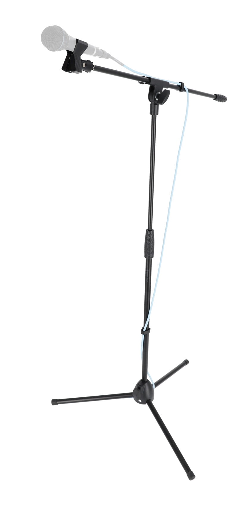 Rockville RVMIC50 Portable Sturdy Mic Stand w/ Boom Arm, Carry Bag, Adjustable