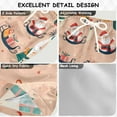 thumbnail image 2 of FORMRS Boys Swim Trunks Quick Dry Mesh Liner Boardshorts Sizes XS-XL, Beige Christmas Snowman, 2 of 7