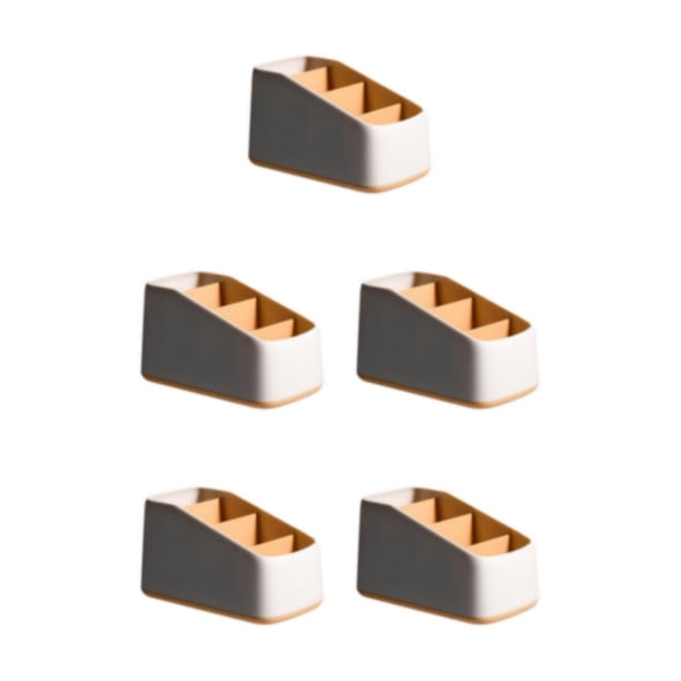 Yuarrent Soporte de control remoto multifuncional y elegante de ABS con múltiples compartimentos para un fácil almacenamiento amarillo Type2 NO2