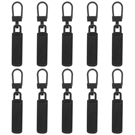 TUWAFE 2026 New 10Pcs Replacement Zipper Pulls Detachable Zipper Slider Metal Zipper Repair Kit,For Jackets,Bags,Luggage,Coats,Backpacks,Tents,Suitcases,Clothing Repair