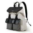thumbnail image 1 of Sunveno Houndstooth Diaper Bag Backpack, 1 of 10