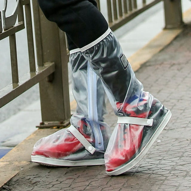 Couvre-chaussures Imperméables Réutilisables pour Moto, Couvre-Chaussures de Cyclisme Imperméables, Surchaussures de Sport Imperméables