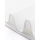 thumbnail image 5 of Suéteres cortos para mujeres, pulóver, cuello redondo, bonitos, manga larga con volantes, suéteres, atuendos casuales 2025, L, blanco, 5 of 6