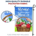 thumbnail image 4 of America Forever Happy Mother's Day Flower Basket Garden Flag 12.5 x 18 inches Red Rose Flowers Green Leaves Double Sided Holiday Seasonal Yard Outdoor Decorative Love My Mom Flag, 4 of 5