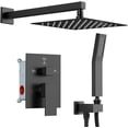 thumbnail image 3 of Shower Faucet Set Shower Systems, Way Shower Faucet with in Handheld, Ceiling Mount Dual Rain Shower Head for Two People Shower Head-Handheld-Wall Mounted, Chrome), 3 of 5