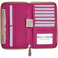 thumbnail image 2 of Bella Taylor 31022 Skyler Signature Zip Wallet - Bubblegum Pink&amp;#44; Navy &amp; Marzipan, 2 of 3