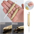 thumbnail image 2 of Cuchillo de latón, abridor de botellas multifuncional, llavero portátil, abridor de cajas, cuchillo para exteriores, 2 of 7