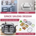Stainless Steel Food Containers 10-Piece Set, Leakproof Lunch Boxes ...