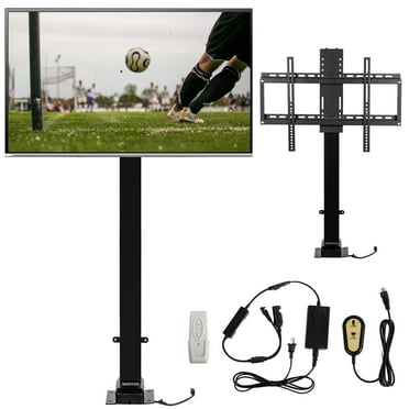KFFKFF Motorized Television Lift, 39.4" Travel Distance, Accommodates 32-70" TVs, Height Alterable from 28.74-68.11", Operated by Remote, Maximum Weight Capacity 154 lbs