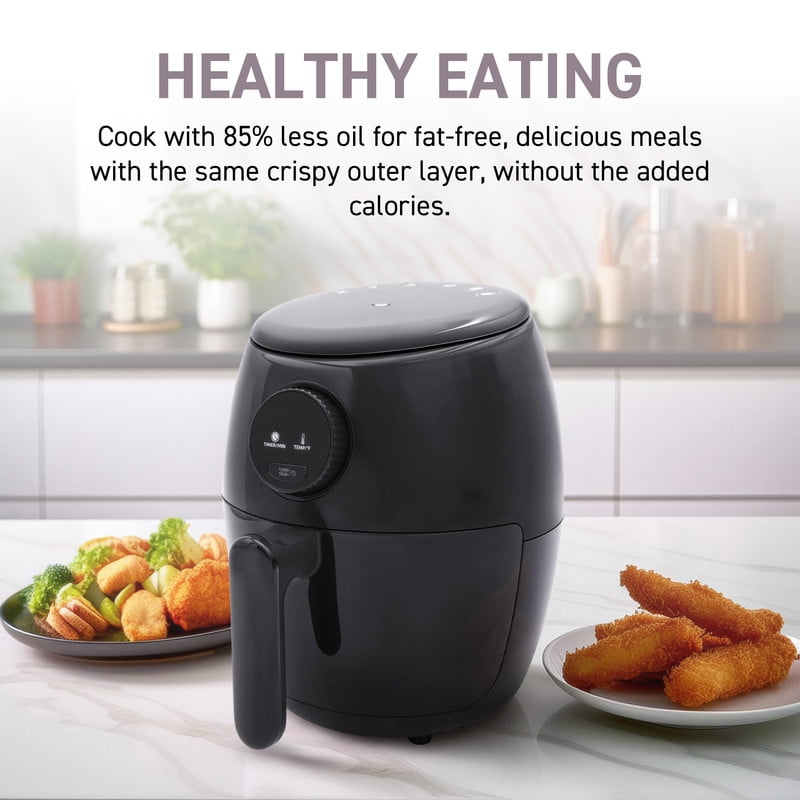Elite Cuisine EAF1256 2Qt. Compact Digital Air Fryer