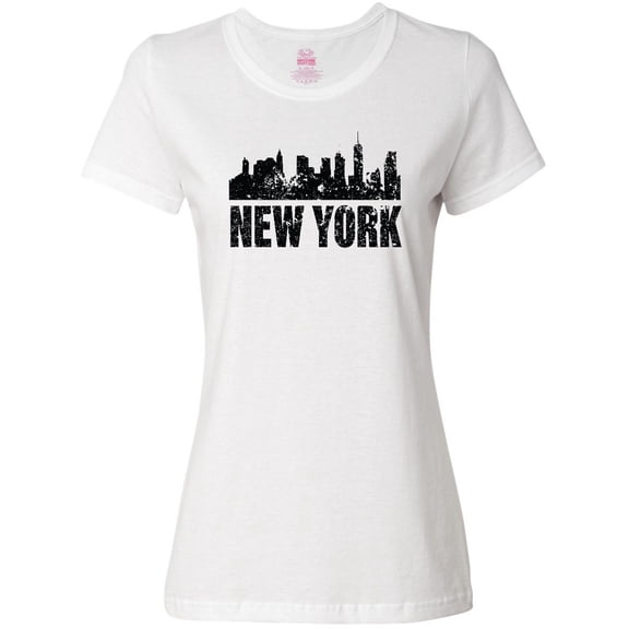 Inktastic New York Skyline Grunge Women's T-Shirt