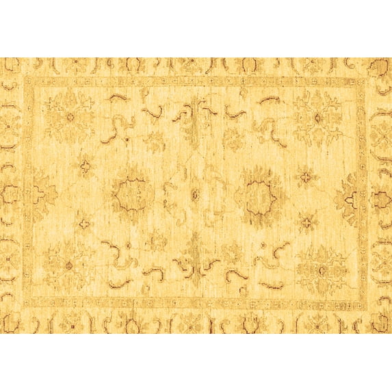 Ahgly Company Indoor Rectangle Oriental Brown Traditional Area Rugs, 5' x 8'