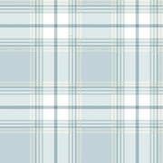 Waverly Inspirations 45" 100% Cotton Ombre and Plaid Sewing & Craft Fabric By the Yard, Blue and White