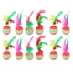 thumbnail image 2 of Pelota Juguete Colores Arcoíris Con Plumas para Gatos 36 Uds., 2 of 9