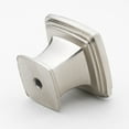 thumbnail image 2 of GlideRite 1-1/4 in. Square Cabinet Knob, Satin Nickel, Pack of 5, 2 of 3