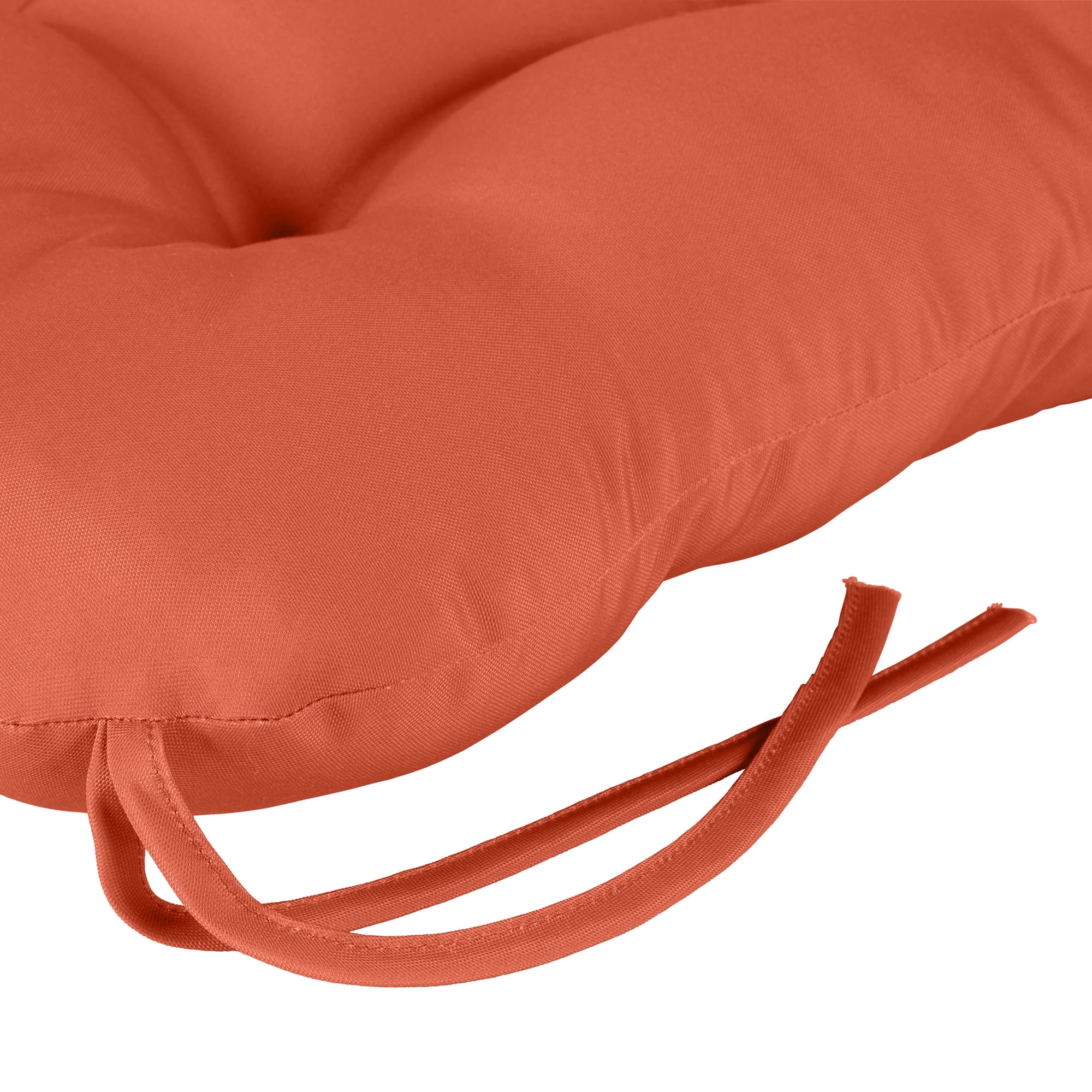 Greendale Home Fashions Tufted Outdoor 20'' x 20'' Seat Cushion, Rust