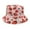 Pink, variant on Bucket Hats for Men Stylish Strawberry Print Bucket Fisherman Hat Unisex Sun Outdoor Wearable Cap for Summer Parties