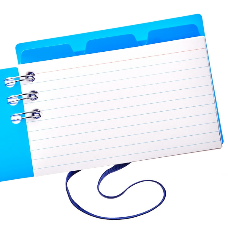 Blue Index Card
