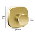 thumbnail image 3 of Eliaeconx Sucker Hook, 2-Pack Christmas Wreath Hanger, Glass Door Shower Hook, Adhesive Free Suction Cup Hanger for Holiday Decorations, Gold, 3 of 7