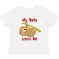 thumbnail image 3 of Inktastic My Nana Loves Me Sloth Boys or Girls Toddler T-Shirt, 3 of 5
