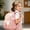 A, variant on Bowknot Decoration Large Capacity Travel Bag Lightweight Water Resistant Design with Padded Straps - Black-Pink