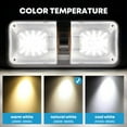 thumbnail image 4 of 12V Led RV Ceiling Dome Light RV Interior Lighting for Trailer Camper with Switch, Natural White 4000-4500K 600 Lumens (Pack of 5), 4 of 8